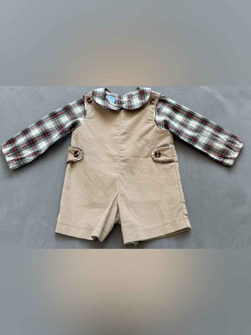 Plaid Jon Jon set